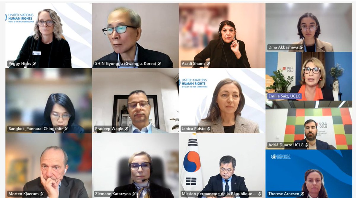 uclg_org's tweet image. 🔶#LocalGov &amp;amp; #HumanRights

&quot;#LRGs are at the front row of achieving HR, we need enabling environments to allow them playing their role. Putting public service at the center will change our capacity to deliver the universal framework.&quot;

🗨️@UCLG_Saiz, UCLG SG 

#Listen2Cities