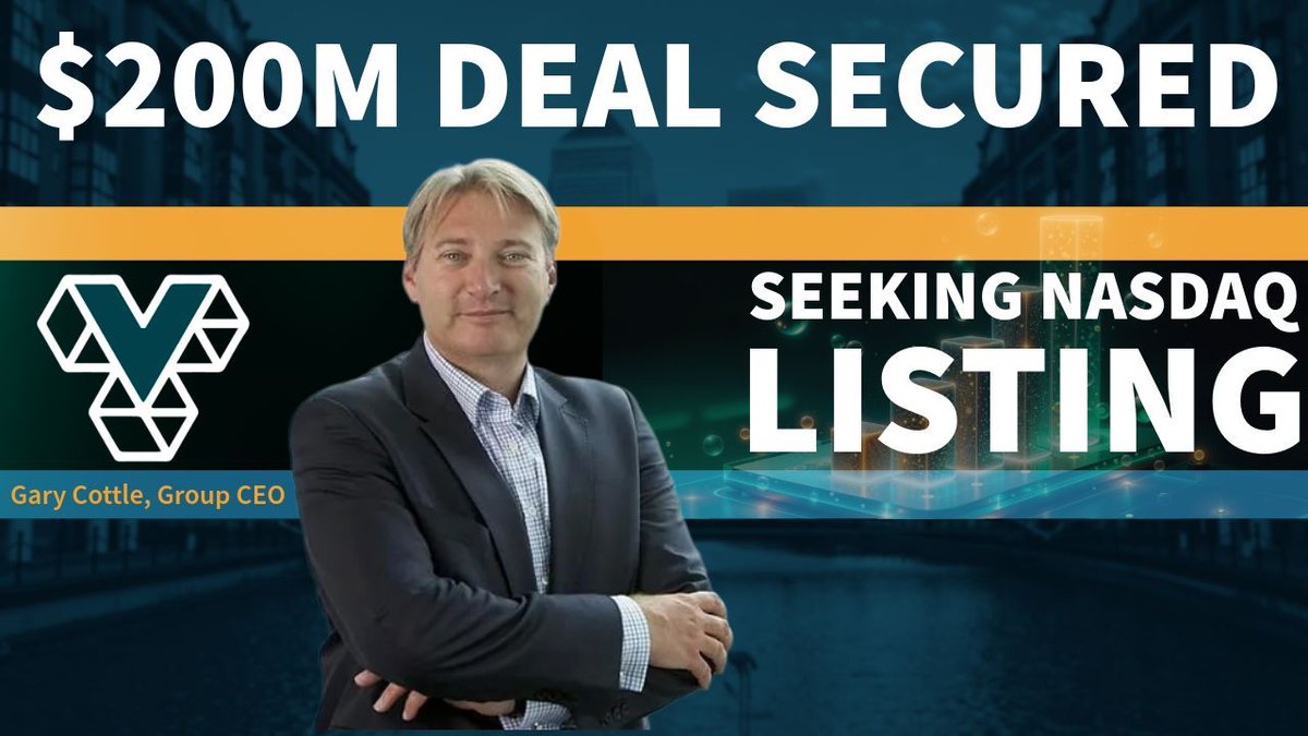 StockBoxMedia's tweet photo. Valereum PLC Secure $200m Deal and Seek NASDAQ Listing

@StockBoxMedia spoke to Gary Cottle, CEO of @ValereumPLC (AQSE:VLRM), about a $200M royalty and streaming deal with QGP. 

Watch below ⬇
https://t.co/b9Y8E7s93M

➡️ Major Capital Infusion: Valereum secured a landmark $200M deal with QGP, giving the fund rights to nearly 50% equity and $10.5M annual income via tokenised perpetual call notes.

➡️ Strategic Alignment: QGP, a Cayman-based fund specialising in digital gold and resource streaming, aligns with Valereum’s roadmap and will become a long-term partner, contributing AI and tokenisation expertise.

➡️ Next Phase Growth: The deal paves the way for US listing, ecosystem expansion, and launching a digital asset treasury backed by QGP’s stablecoins and tokenised physical assets.