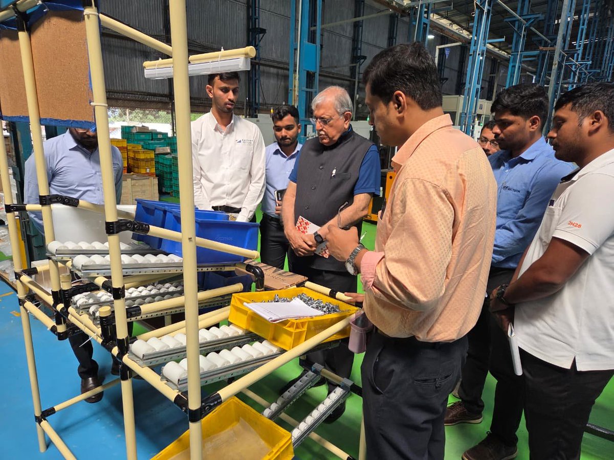 KaizenInstSA's tweet image. Smart workstation design enables true One-Piece Flow.

Our new modular setup and recent Gemba insights are helping streamline flow and improve operator convenience—another step toward operational excellence.

#Lean #OnePieceFlow #WorkstationDesign #Gemba #Kaizen #Opex