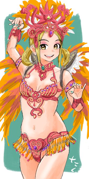 サンバガール67💃完成  
#イラスト #illustration 