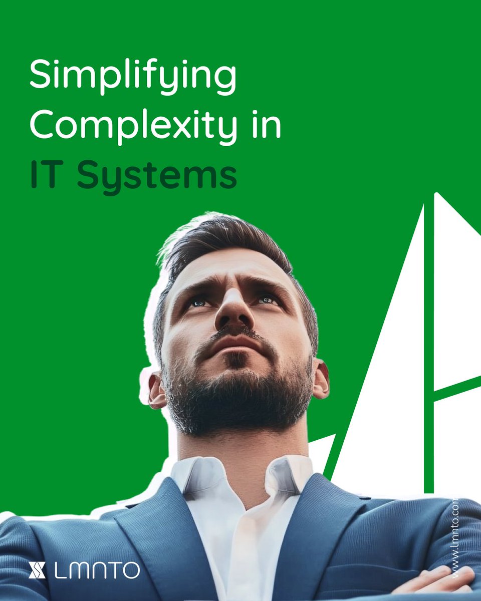 Lmnto_pit's tweet image. Complexity managed through intelligent design. That’s how we simplify enterprise IT. 
👉 lmn.to 

#SmartSystems #ITEfficiency