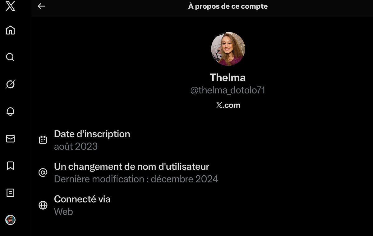 Hey <a href="/grok/">Grok</a>, pourquoi ces comptes de péripatéticiennes comme <a href="/thelma_dotolo71/">Thelma</a>  sont exonérés d’indiquer le pays. 
Vu certains domiciliés en Inde!