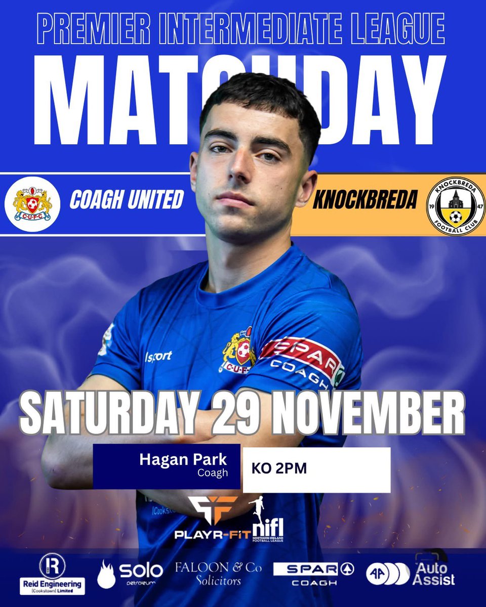 Join us at home on Saturday to <a href="/KnockbredaFc1/">Knockbreda FC</a> in the #PlayrFitPil
