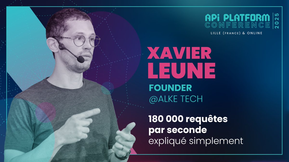 ApiPlatform's tweet image. Watch the #APIPlatformCon 2025 replay: 180 000 requêtes par seconde, expliqué simplement by @beoneself.

🎥 youtube.com/watch?v=6VcTZ6…