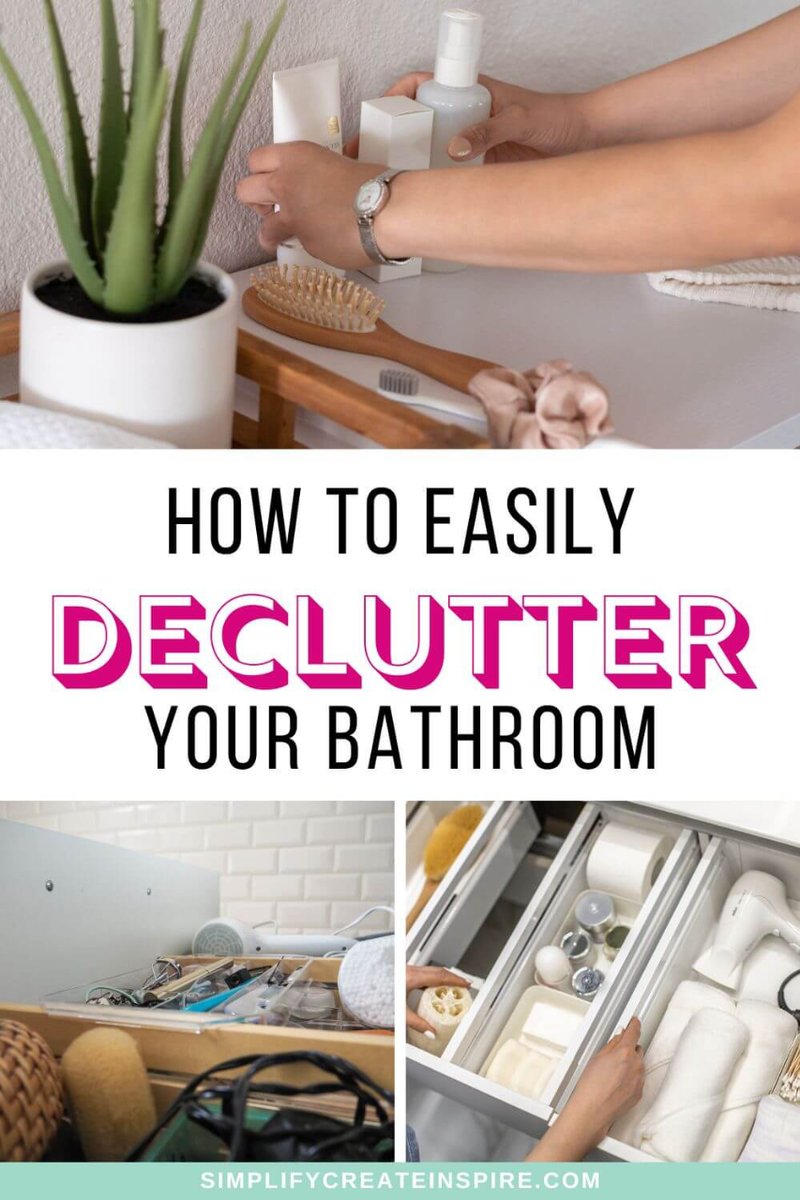 SimplifyCreate's tweet image. Say goodbye to cluttered cabinets and sinks: simplifycreateinspire.com/bathroom-declu…