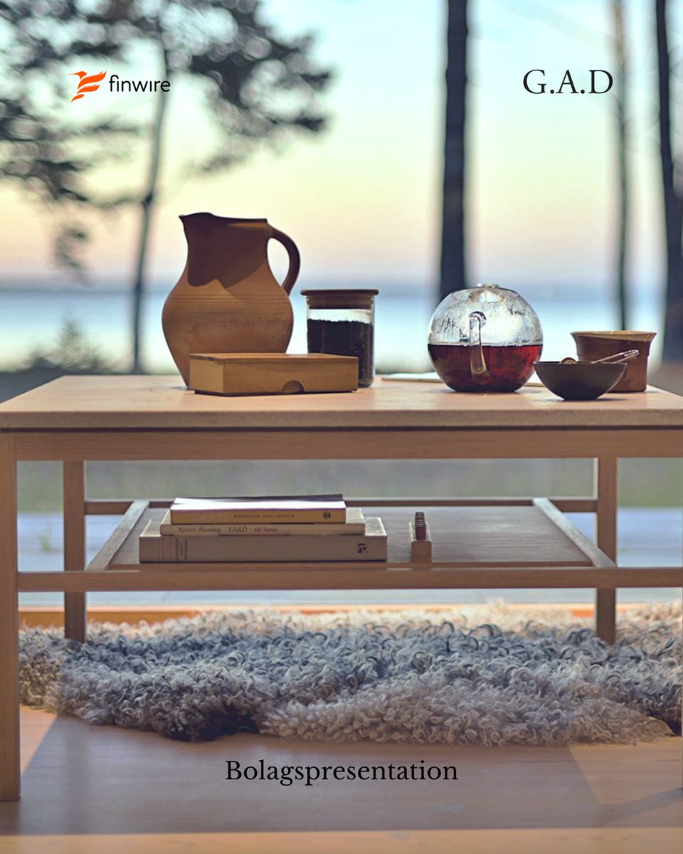Vi har fått möjligheten att träffa G.A.D med Vd Håkan Nilsson.

Se bolagspresentationen här: youtu.be/cdjdYFNDHgg