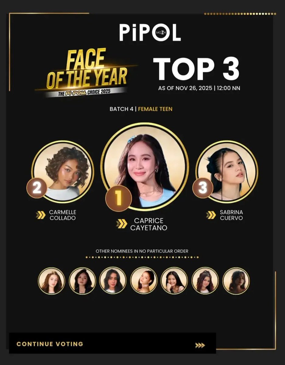 MelissaB32687's tweet image. PiPOL Face of the Year Teens Female

#BBSHEATH