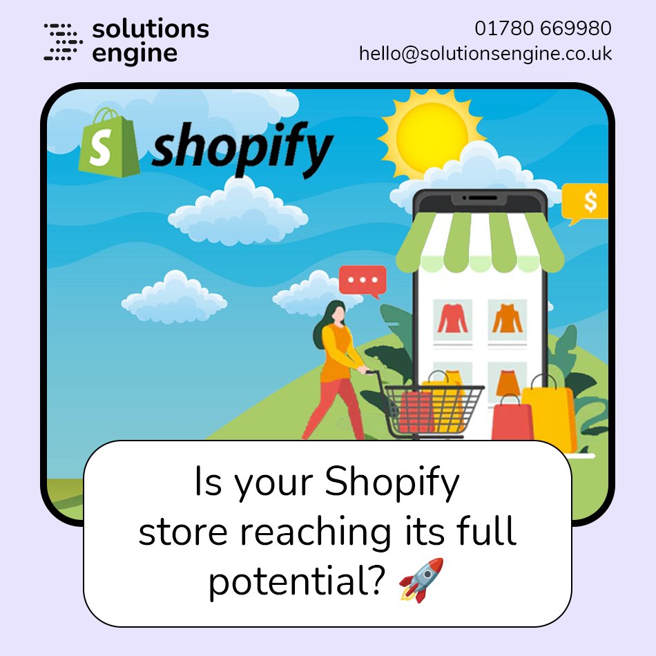 UKSolutionsEng's tweet image. Is your Shopify store reaching its full potential? 🚀

Learn more about how we can be your dedicated Ecom Helpdesk: solutionsengine.co.uk/service/ecom-h…

#Shopify #Ecommerce #EcomSupport #Helpdesk #OnlineBusiness #SolutionsEngine #DigitalTransformation #ShopifyExpert