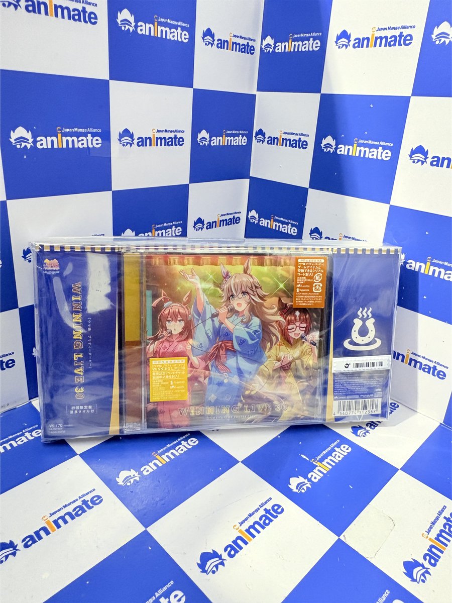 animate_hongdae's tweet photo. 【입고소식💿/#CD】
새로운 CD가 입고되었습니다💕
#우마무스메 #WINNINGLIVE
💿우마무스메 프리티더비 WINNING LIVE 30
#홍대 #애니메이트 에서 만나요 *.☆⸜(⑉˙ᗜ˙⑉)⸝♡.* https://t.co/CIfsWyapip
