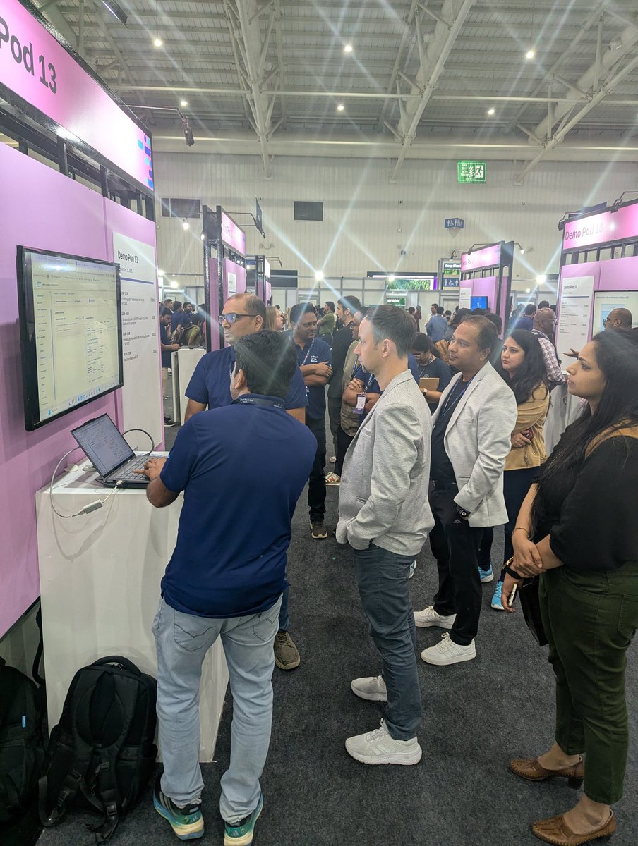 rohankoul's tweet image. Leadership on the floor.
@Michael_Ameling - President, SAP BTP &amp;amp; Member of the Extended Board, SAP SE, explored the pods and live demos — listening to developers, discussing real use cases, and exchanging ideas on AI, BTP, and innovation.

#SAPTechEd #SAP #SAPBTP #Innovation
