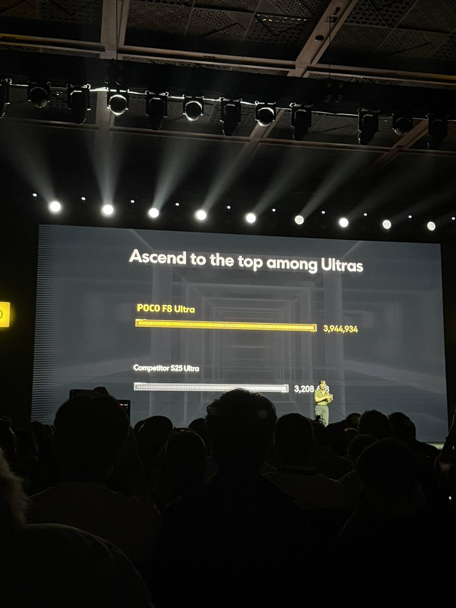 ZONEofTECH's tweet image. The new #POCOF8Ultra competes directly with the S25 Ultra:

#POCOF8Ultra #POCOF8Series #UltraPowerAscended @Snapdragon_UK @Snapdragon