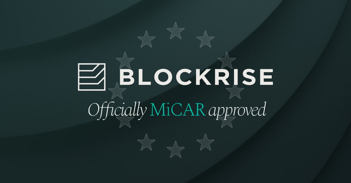 We have done it! @Blockrise secures MiCAR license and launched Bitcoin-backed loans 🚀