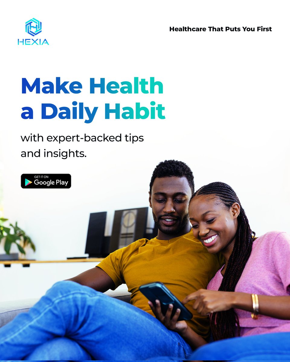 HexiaHealth's tweet image. Your relationship deserves the best health foundation. 

Stop guessing and start using reliable, expert-backed insights on nutrition, wellness, and physical health  to guide your lifestyle with seamless support!

📱• Download HexiaHealth Now

#HexiaWellnessLiteracy #healthTech