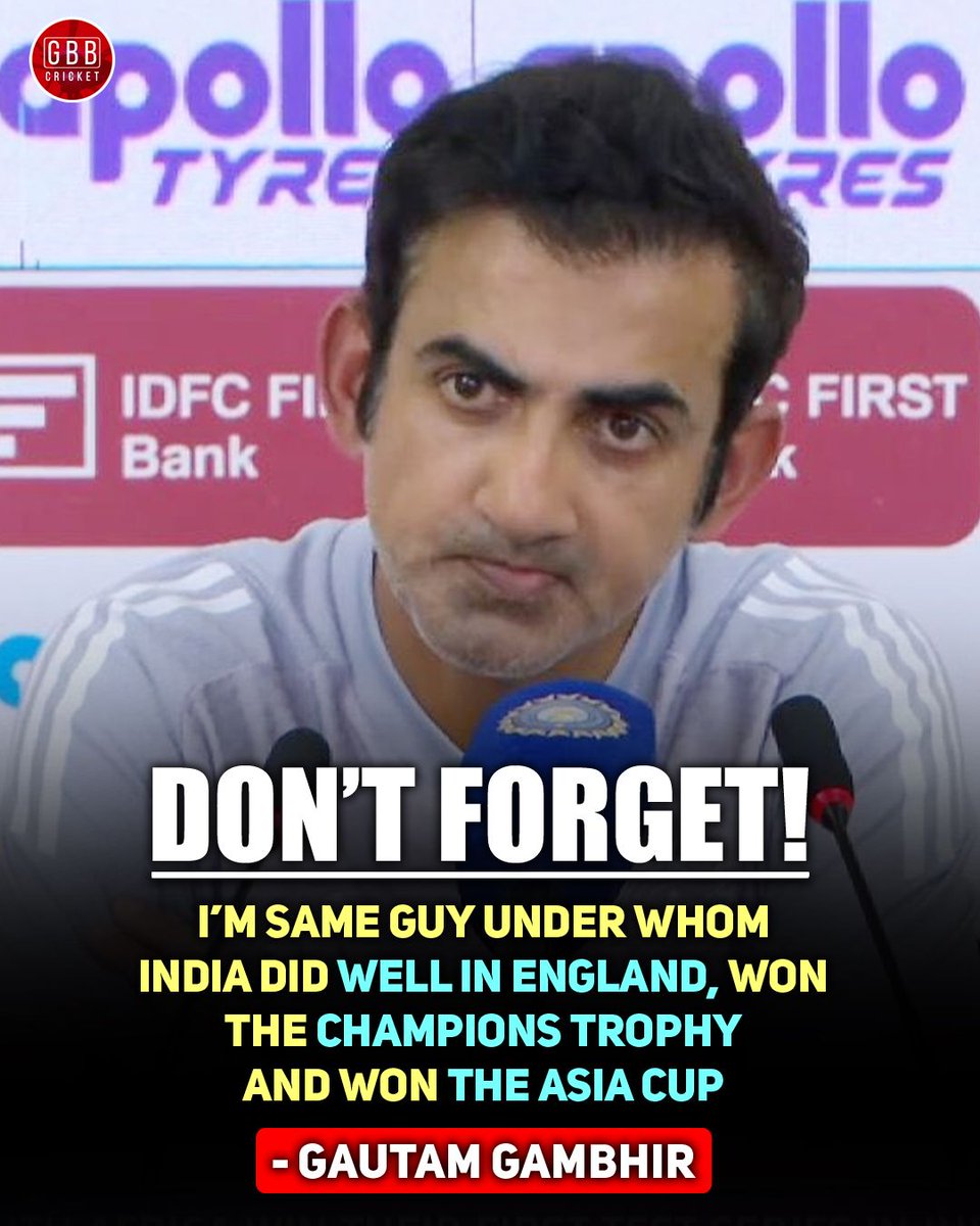 nirajbadhwar's tweet image. गंभीर के अहंकार ने टीम इंडिया को बर्बाद कर दिया
गंभीर की प्रेस कांफ्रेंस सुन रहा हूं। गुस्ताखी माफ मगर मानसिक रूप से इतना असंतुलित आदमी को आप कोच कैसे बना सकते हैं। आप पिछले 7 साल में घर में 5 टेस्ट हारे हैं। आप ऑस्ट्रेलिया में भी 3-1 से हारे थे, अगर हैरी ब्रुक ने पांचवें टेस्ट…