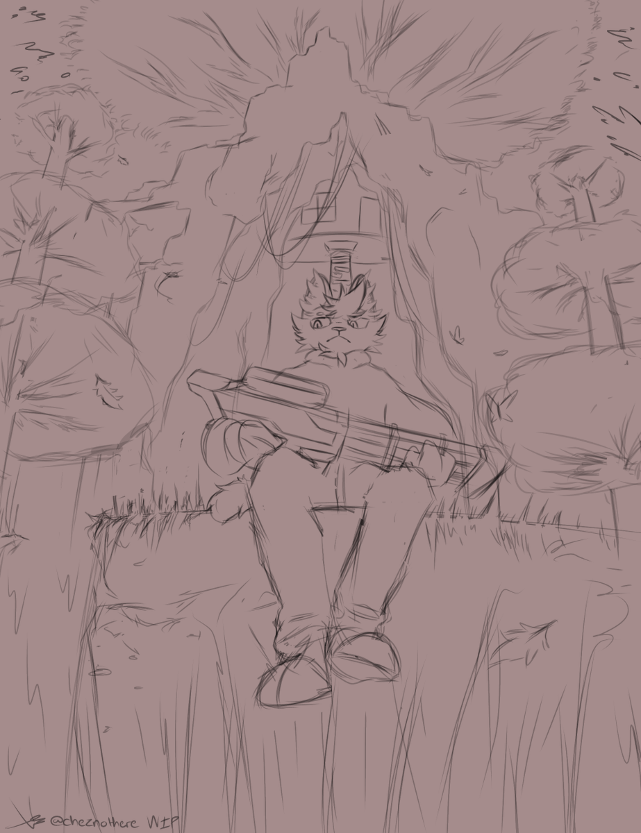 dunno if ill be able to finish this (ive been trying to fight artblock all week)