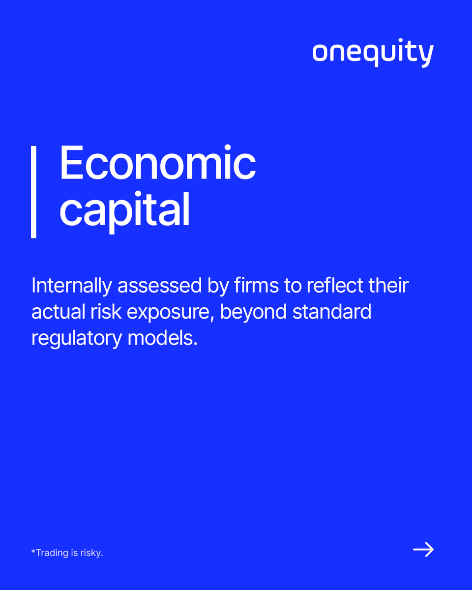 OnEquityGroup's tweet image. Behind every institutional decision is a capital framework.
Learn the difference between regulatory and economic capital, and how they shape the broader financial landscape.

#onequity #onlinebroker #institutionaltrading #liquidityproviders #marketstructure #tradingeducation