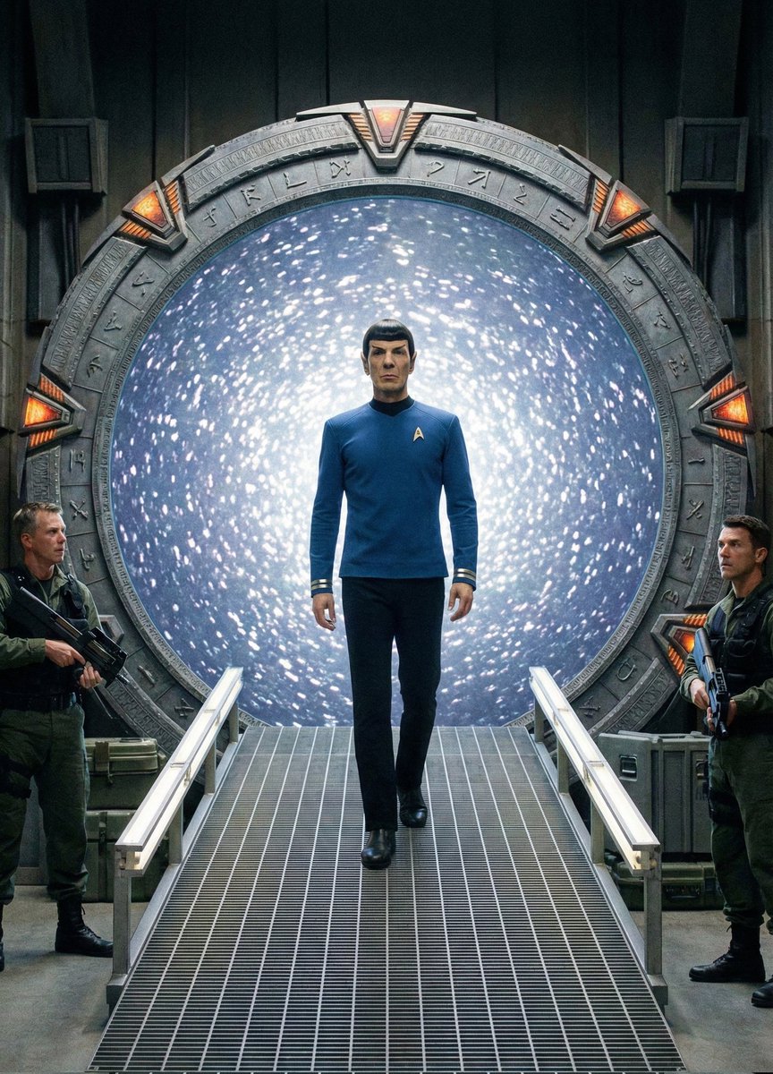 ninten_lvl_100's tweet image. Por finn!! 
#stargate #StarTrek #spock