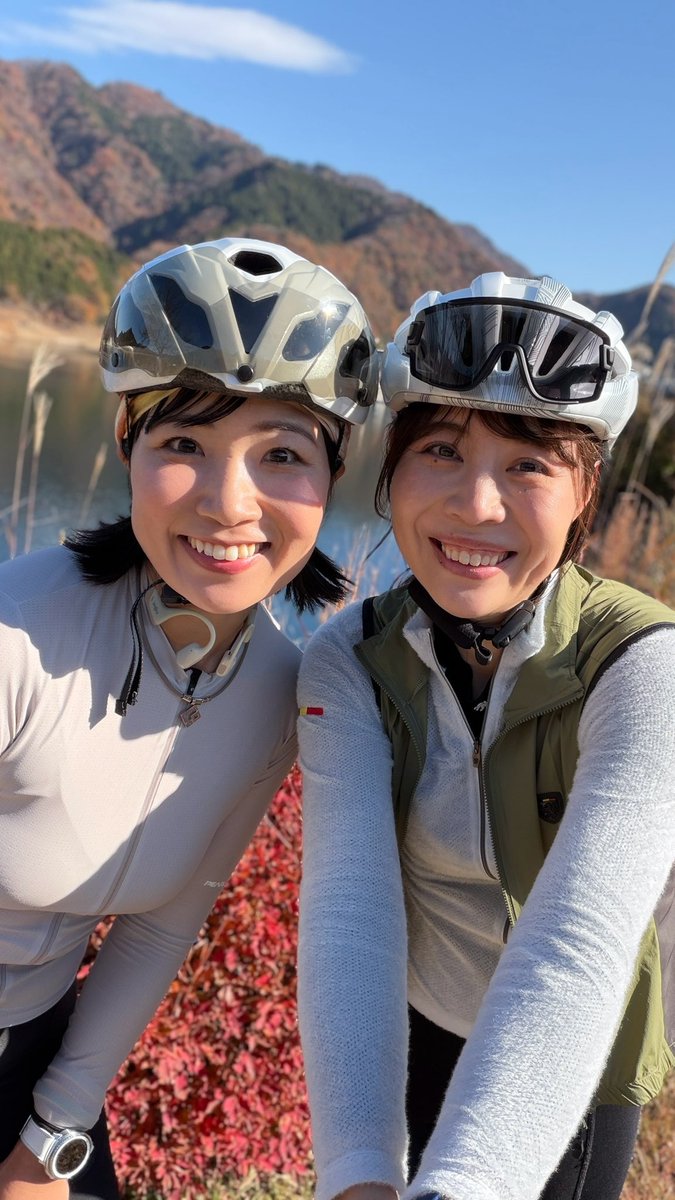 mzk_cyc's tweet image. 超超久しぶりのあむちゃんと🚴‍♀️🍁ぽかぽかお天気でライド日和🌞誰かと走るの6月ぶりだったのでめちゃ楽しかった😆✨