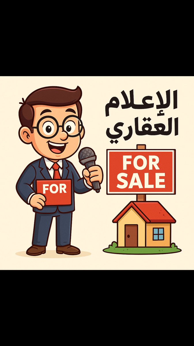 عاجل ‼️ 

🚫 إلى كل من يتكلم عن العقار وهو ليس مختص عقاري حقيقي سواء كان [ وسيط عقاري او مسوق عقاري او مشهور إعلامي أو مؤثر إعلامي أو متطفل ] 

هذة الرسالة لكم جميعا [ انتم الذين شوّهتوا مفهوم الإعلام العقاري ] … لا تحسبون العقار مثل الإعلان عن مطاعم أو كوفيهات أو عطورات !

أمس