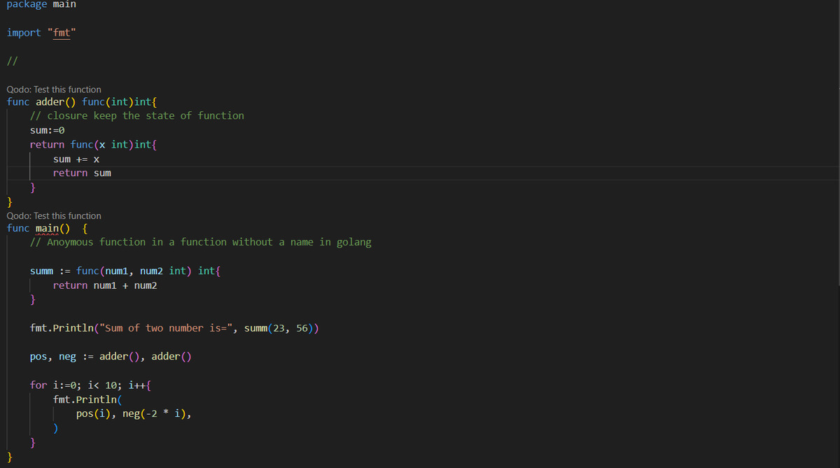 Bamidel5252's tweet image. Day 7/90 Anonymous Functions &amp;amp; Closures in Golang
#Golang #SoftwareEngineering #backenddevloper
