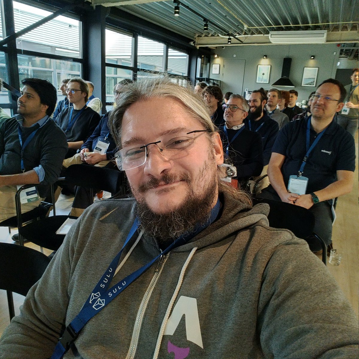 nevercodealone's tweet image. Sitzplatz 1 auf der #sulutouch #sulucms #php #cms #symfony