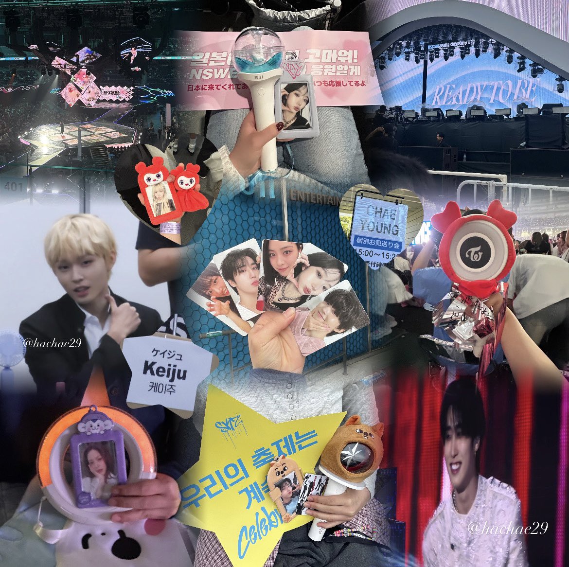 new tag⭐️

詳細ALT⤵️＋lit.link/en/hachae29

#ONCEと繋がりたい #STAYと繋がりたい #MIDZYと繋がりたい #NSWERと繋がりたい #WeFlipと繋がりたい #JYP好きな人と繋がりたい