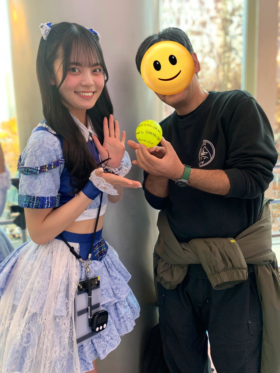 れおぴょんナイスピッチでした⚾️ #セツナソウ #サインボール