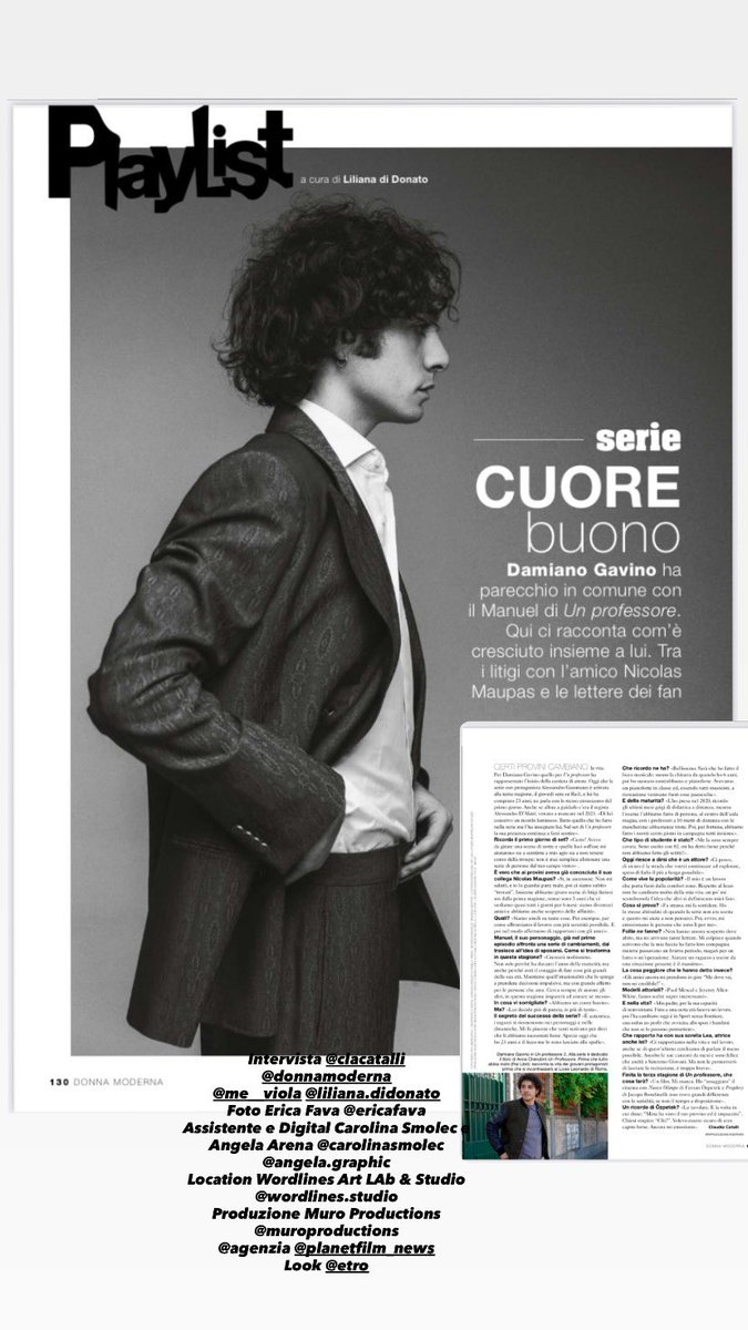 gavinoupdates's tweet image. “Finita la terza stagione di Un professore, che cosa farà?”
“Un film.” 👀