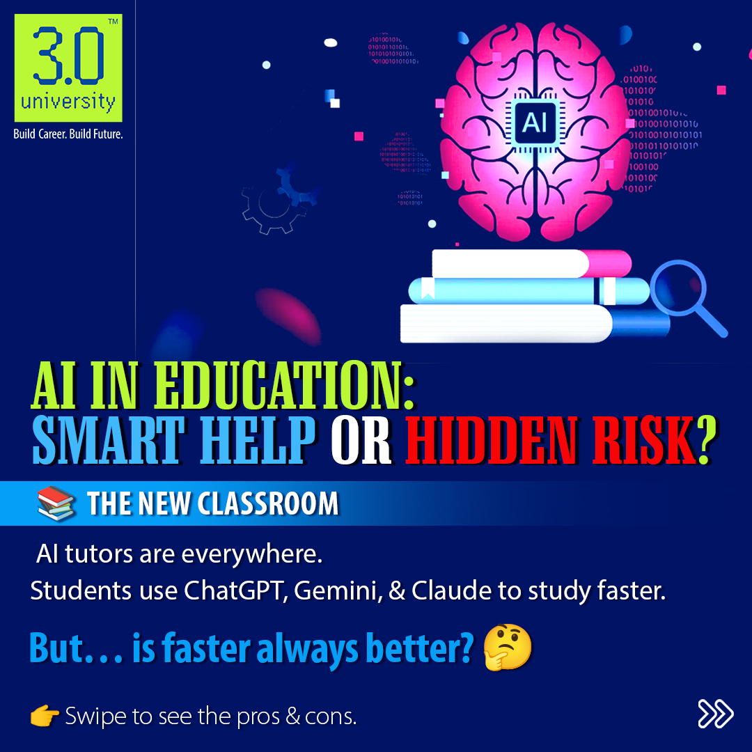 real3uni's tweet image. AI is changing how we study -from instant tutors to smart note-makers.

But between privacy risks and wrong answers, students need digital sense as much as digital tools.

Would you trust AI to guide your learning journey? 👇

#AIinEducation #EdTech #FutureOfLearning…