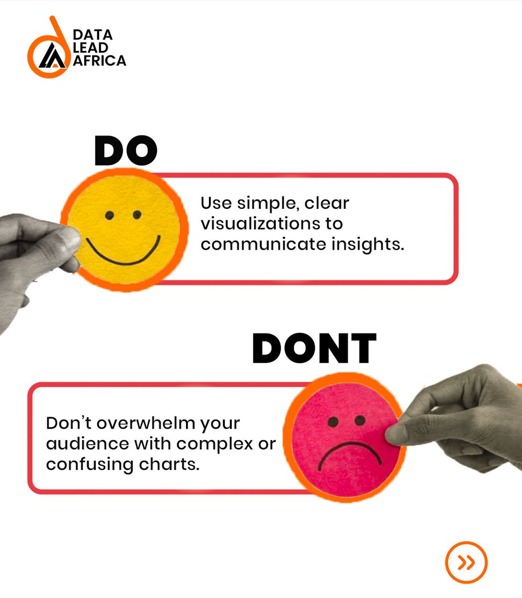 DataLead_Africa's tweet image. Be the analyst everyone trusts 😊✅
Swipe for 5 quick DOs &amp;amp; DON’Ts every analyst should know!

#DataAnalytics #AnalyticsTips #DataDriven #SmartData #LearnData #DataInsights #DataForEveryone #tech