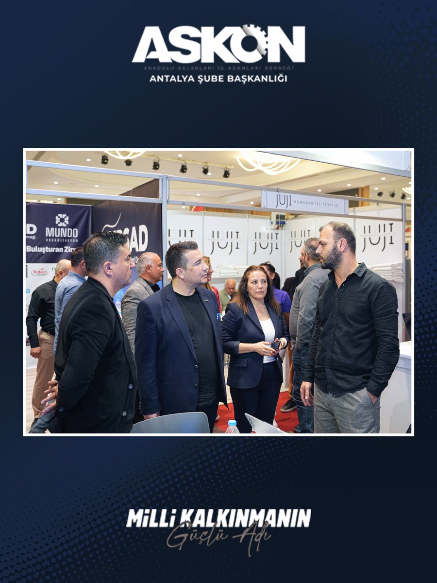 ASKON Antalya Şube Başkanımız ve Yönetim Kurulu Üyelerimizle birlikte, TÜRSAD ve MUNDO Organizasyon iş birliğiyle düzenlenen “Güçlü Tedarik Zinciri, Güçlü Gelecek” temalı fuarı ziyaret ettik.
