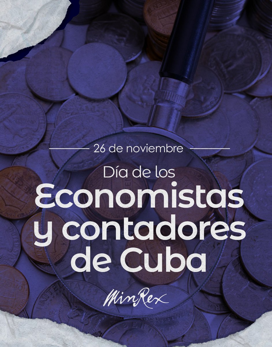 BrunoRguezP's tweet image. Felicitamos a los economistas y contadores de #Cuba en su Día, en especial a los que con compromiso y dedicación realizan estas profesiones en @CubaMINREX y en nuestras Misiones en el exterior.

Continuaremos trabajando con ahínco para emplear aun con mayor eficacia los recursos…