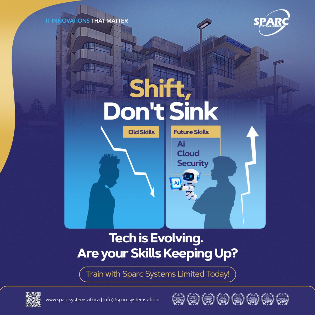 sparcsys's tweet image. Are your skills keeping up with the speed of tech?

The industry is shifting fast — AI, Cloud, and Cybersecurity are no longer optional; they’re essential. 

Don’t let outdated skills hold you back. Future-proof your career now with 𝐒𝐩𝐚𝐫𝐜 𝐒𝐲𝐬𝐭𝐞𝐦𝐬 𝐋𝐢𝐦𝐢𝐭𝐞𝐝.