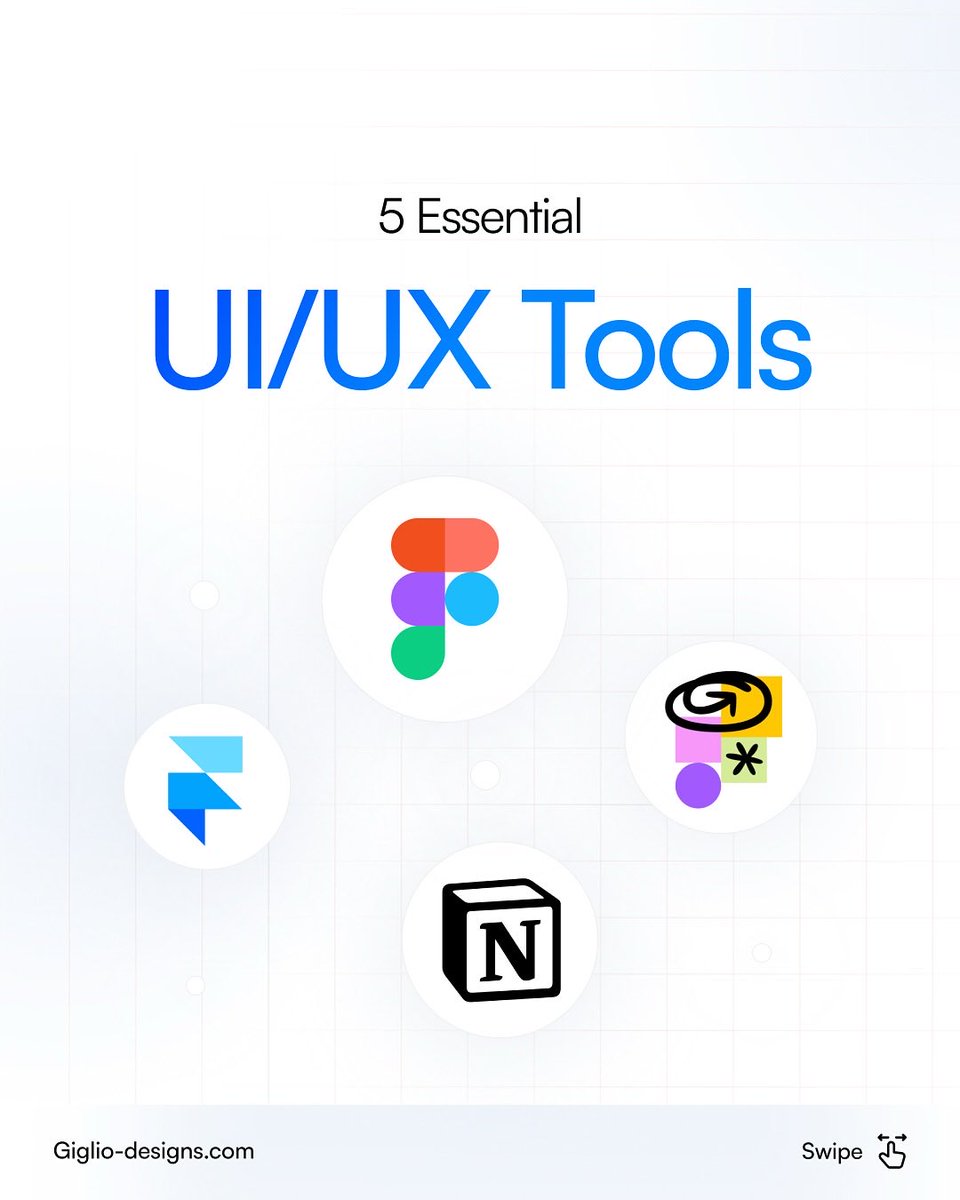 UiSavior's tweet image. 5 Must-Know UI/UX Tools Every Designer Needs 🔥  

#UIUX #DesignTools #ProductDesign