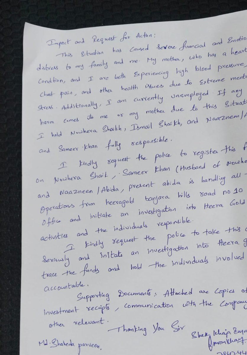 MIMshahbaz's tweet image. Heera group investor fed up with @sholungerhouse coming n going as sub inspector refused to register FIR financial problems lead to dangerous thoughts seeking help from govt &amp;amp; police to get back investment @suchetadalal  @CPHydCity @SajjanarVC @asadowaisi @TelanganaCMO