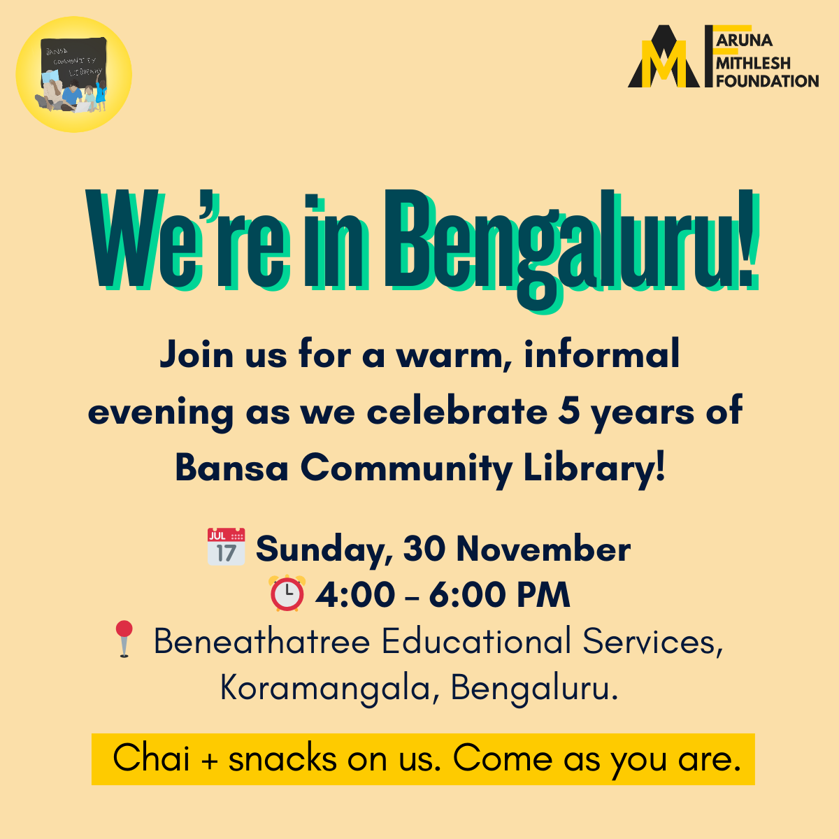 BansaLibrary's tweet image. We’re in Bengaluru! 
And this visit is extra special, we’re celebrating 5 years of Bansa Community Library. What began as a tiny experiment in a remote village in Hardoi, UP, has grown into the district’s first free community library, now serving 40,000 people across 36 villages.…