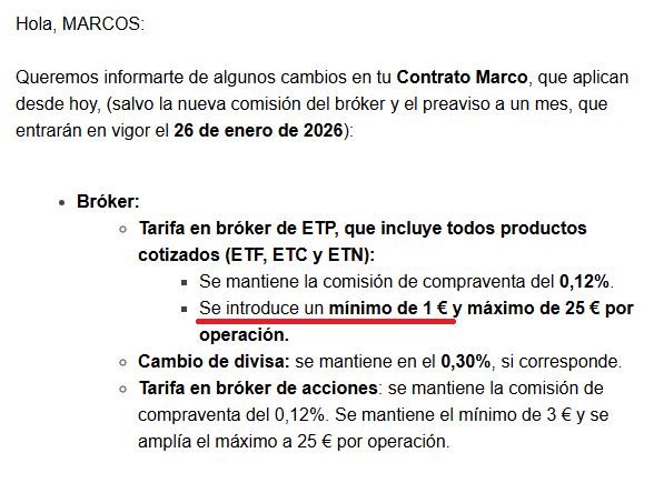 Marcos_Luque_'s tweet image. Que el broker que utilice sea estable me da mucha tranquilidad. Y para eso tiene que ser rentable y no dejarse colapsar.

Me parece excelente que Myinvestor desincentive las operaciones de menos de 833€ en ETF 👌

Otro avance sería utilizar solo la web de Inversis y no la app.