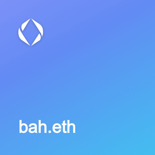 EnsSalesBot's tweet image. bah.eth registered for 0.657660323044533 ETH (1923.14 USD) on ENS Registrar ⬨ #ENS #Web3Names #EnsNames 

etherscan.io/tx/0x05c4df652… 

Memecoin launchpad on Base → Base.meme 🟦