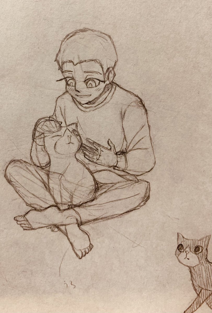 去年の今頃描いていたものが出てきたんですが、髭を描き忘れているせいで余計に誰か分からなくなってる……。