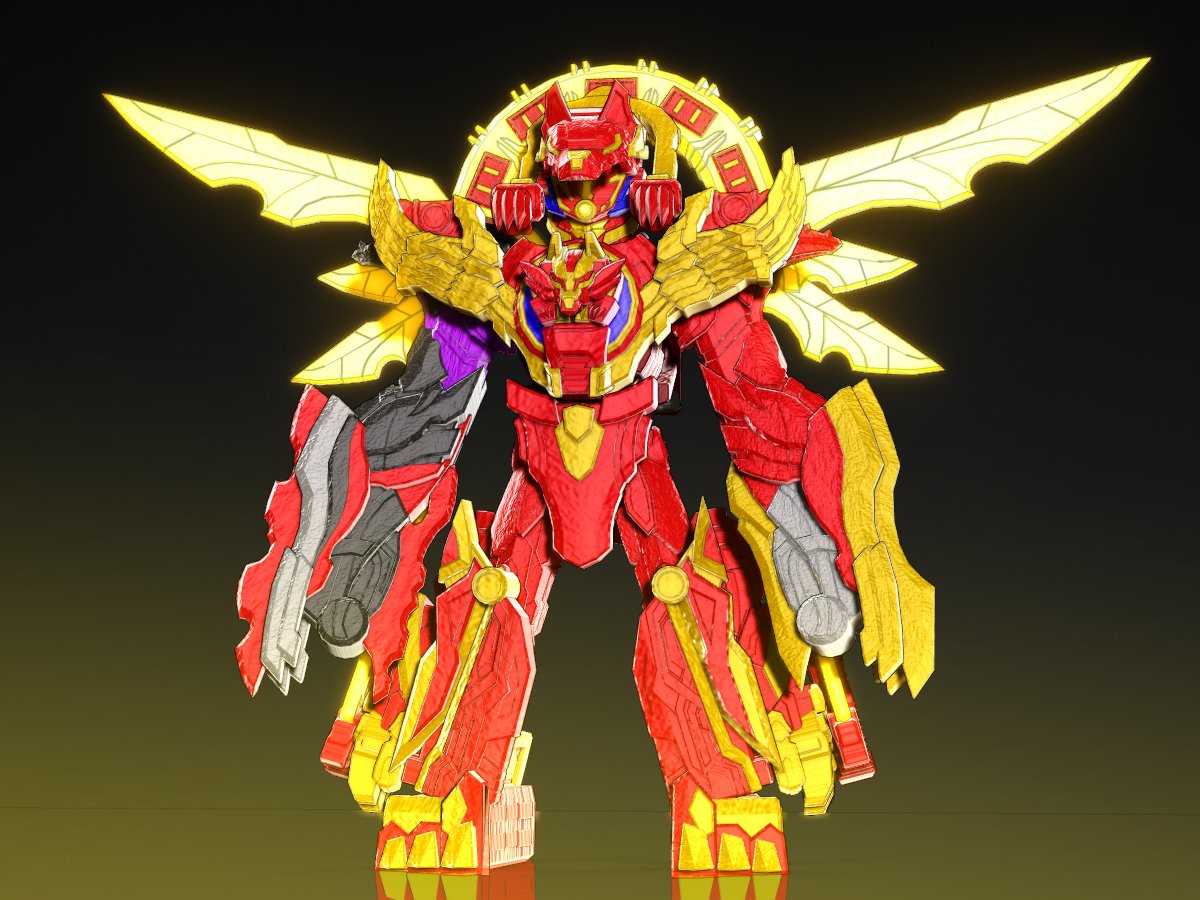 jimmy_94251's tweet photo. リョウテガソードクリムゾン 
#ゴジュウジャー #Gozyuger https://t.co/03rXU5Z6se