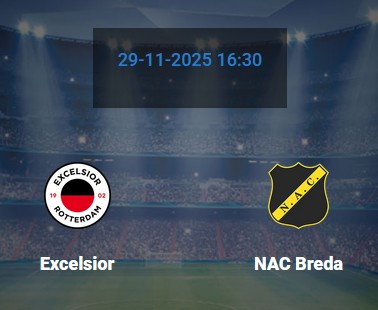 wedopvoetbal's tweet image. Excelsior – NAC Breda zou een wedstrijd worden waar de druk er voor beide ploegen vol op ging staan. Excelsior verschijnt echter met een heel ander gevoel aan de aftrap dan de bezoekers. voetbalweddenschappen.com/eredivisie-202… #excelsior #excnac #nac #nacpraat #eredivisie #voetbal