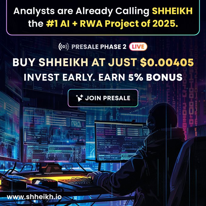 MichaelEMason's tweet photo. From fractional ownership to AI-powered growth — SHHEIKH delivers real value 💎
Be part of the ecosystem shaping tomorrow’s finance.
Join the journey 👉 https://t.co/YBGPy405m3
#CryptoInvesting #Web3 #AI #RWA https://t.co/hgkHnDshNV