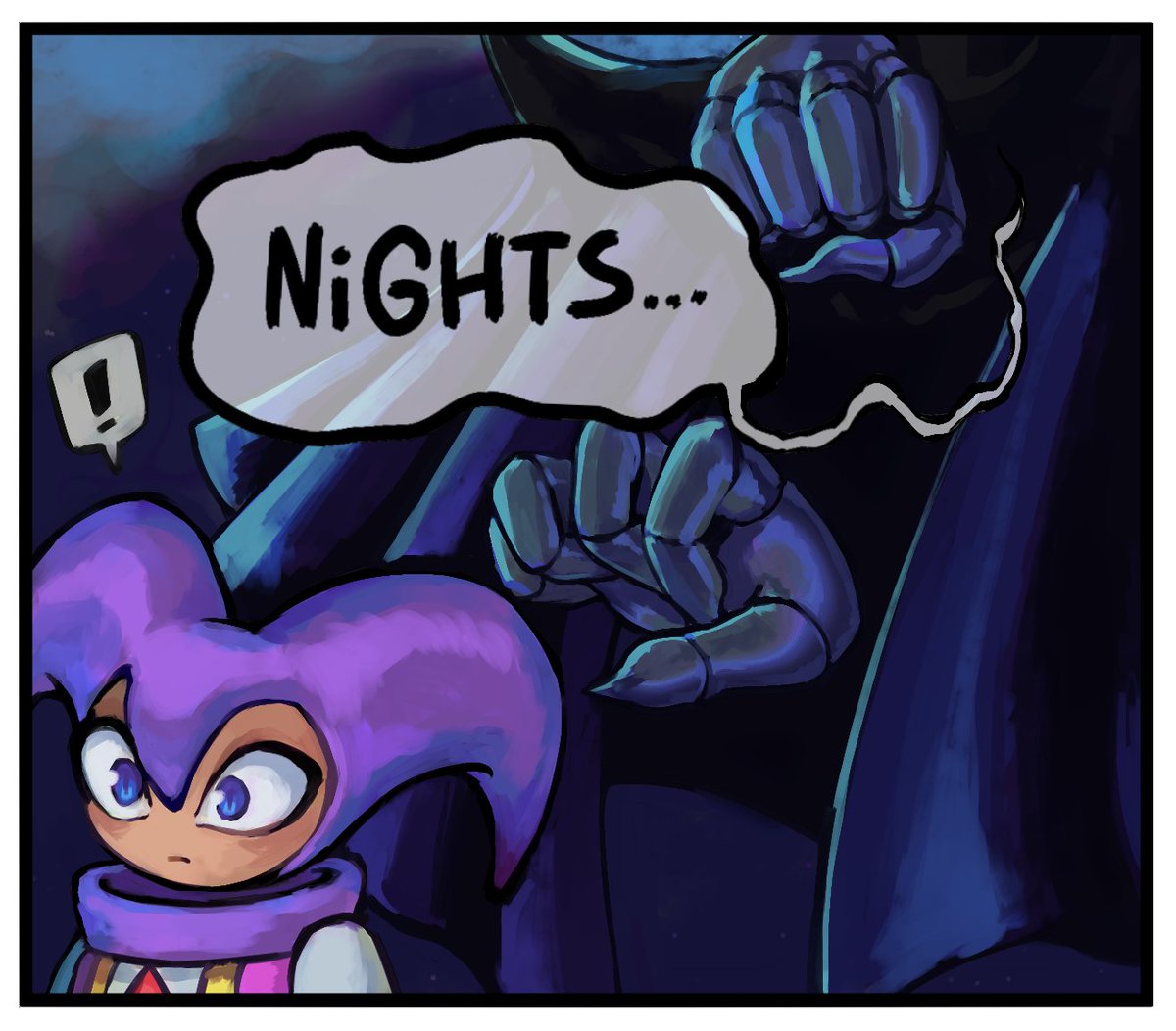 KetDarkDragon's tweet image. NiGHTS&apos; distant relative