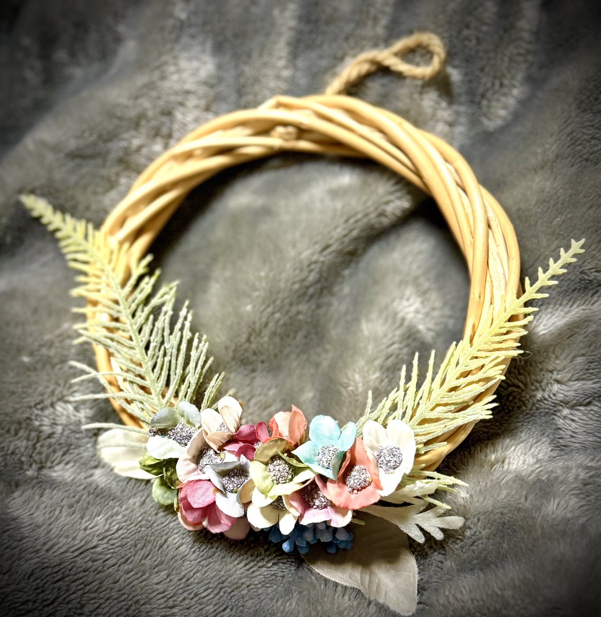 シンプルリース。
まだまだ　試してみたいコトがいっぱい♪