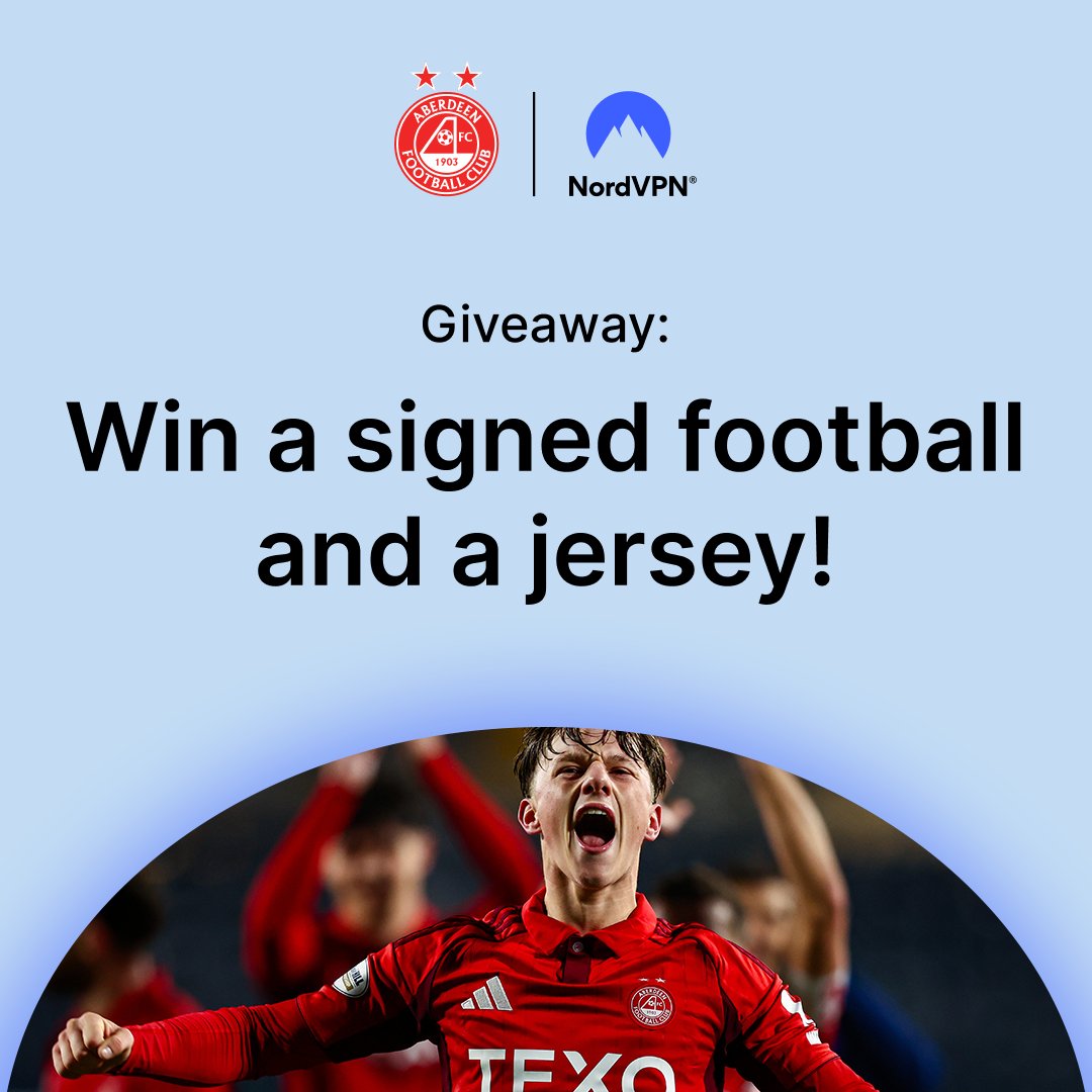 We’ve partnered with NordVPN to give one lucky Dons fan the chance to win a signed football and shirt!

For a chance to win, simply like and share this post and follow <a href="/NordVPN/">NordVPN</a>  🔒

Get up to 75% off plus score 4 months for free using the code 'Dons'.

🔗bit.ly/4p6d3iS