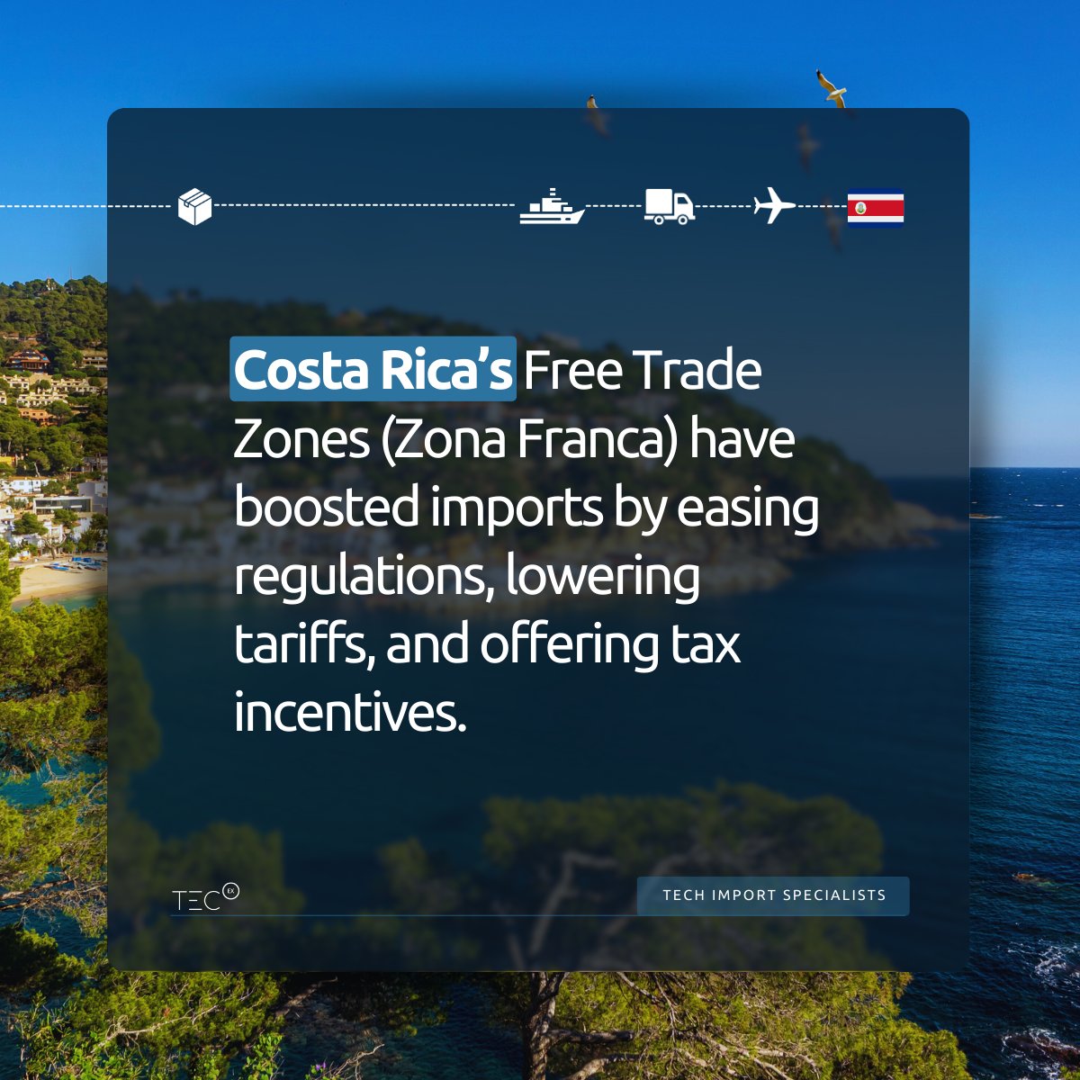 Costa Rica's strong economic position, skilled workforce, and prime geographical location make it ideal for tech trade. 

💡Get insight into the trade landscape of Costa Rica: eu1.hubs.ly/H0p-T9W0

#techtrade #importcostarica #techimport