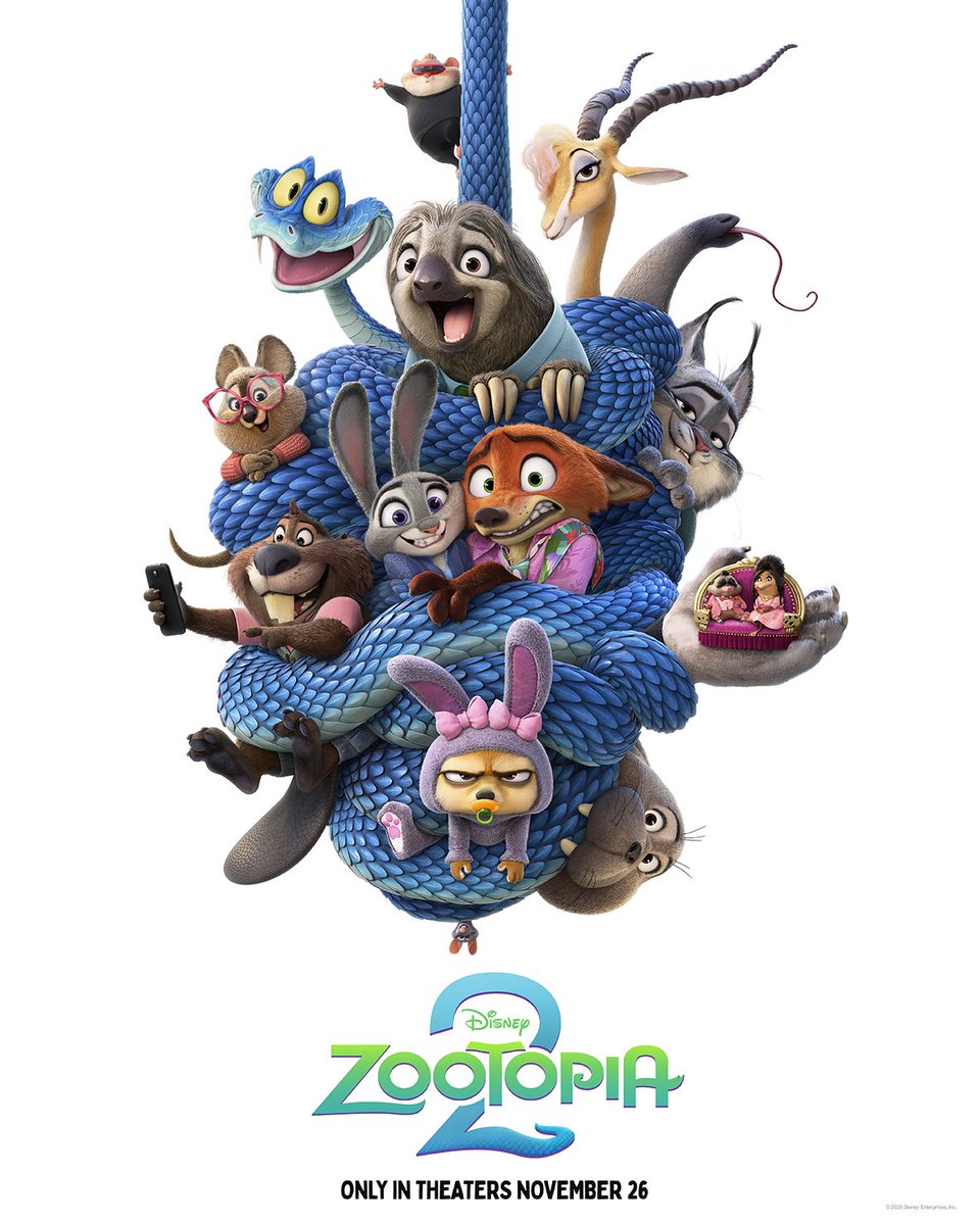 AmaduNadoo49904's tweet image. Zootopia 2 is out and the TL is split between “Nick &amp;amp; Judy are soulmates  and can we trust snakes? This fandom stays iconic.
#BingX #Zootopia2 #AnimationFans #FilmTwitter