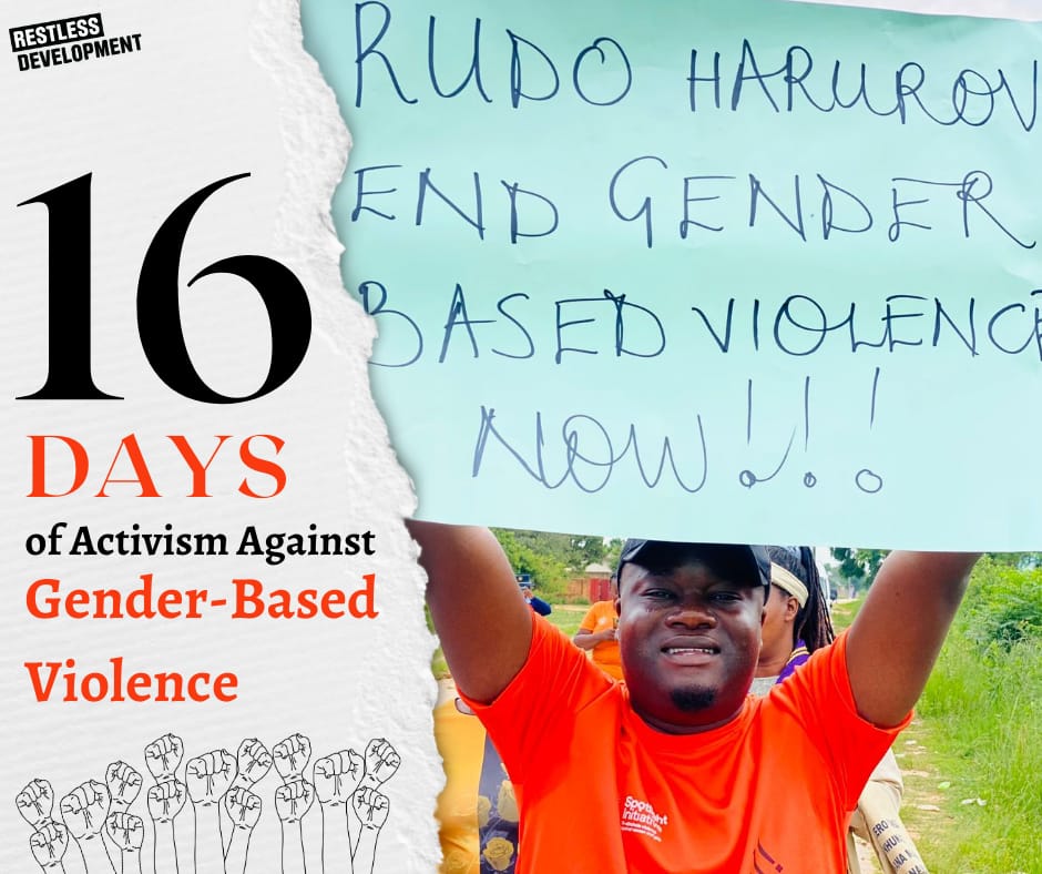 RestlessDevZim's tweet image. As #16DaysOfActivism begin under the 2025 theme “Letsema: Men, Women, Boys &amp;amp; Girls working together to end GBV &amp;amp; Femicide.”

We reaffirm our commitment to fighting for gender justice and standing with all survivors.
Together, we can end GBV. ✊🏾💜
#EndGBV #GBVF #GenderJustice
