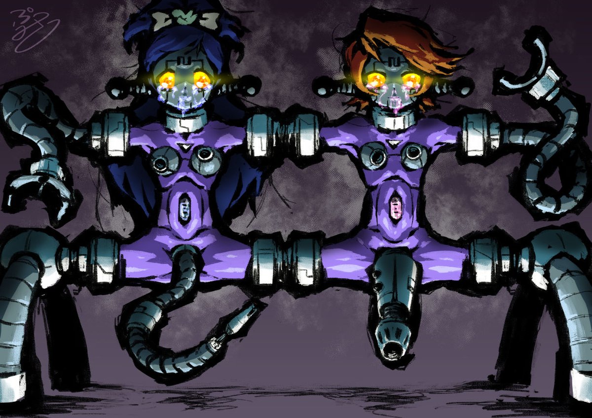 ふたりは敗北無様生体兵器化(暫定ver)

月末までもう描く時間とれないのが確実なのでせめてできてるとこまで公開……こっからゼリー出したりさらに肥大性器砲を付けられたりとかを予定してるんで御期待ヲバ!