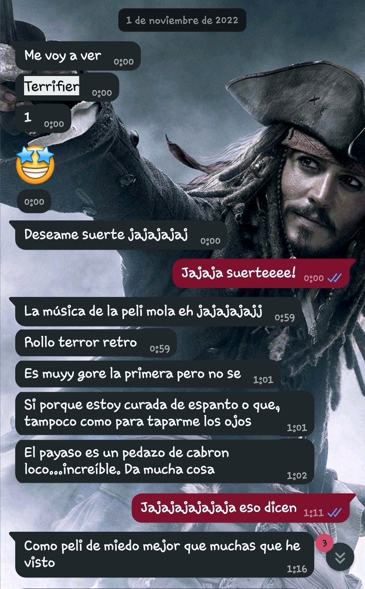 JaviTwitchOP's tweet image. Con mi amiga Susi, que no tiene Telegram pero es ultra fan de Art y las pelis de Terrifier jajajajajaja #TerrifierGame